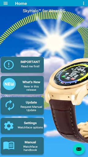 Captura de pantalla de SkyHalo Weather for Wear OS