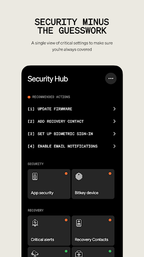 Captura de pantalla de Bitkey - Bitcoin Wallet