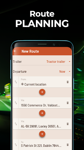 Captura de pantalla de Hammer: Truck GPS & Maps