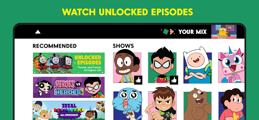 Captura de pantalla de Cartoon Network App
