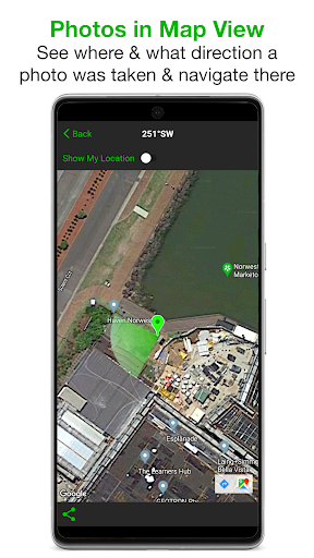 Captura de pantalla de Solocator - GPS Field Camera