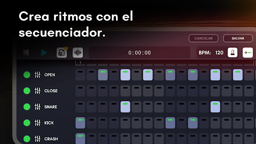 Captura de pantalla de Classic Drum: batería