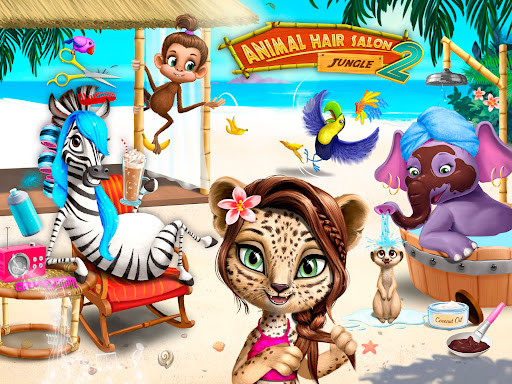 Captura de pantalla de Jungle Animal Hair Salon 2