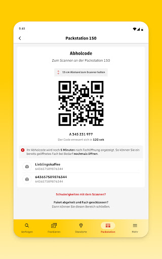 Post & DHL Screenshot