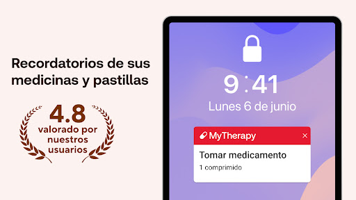 Captura de pantalla de MyTherapy Alerta Medicamentos