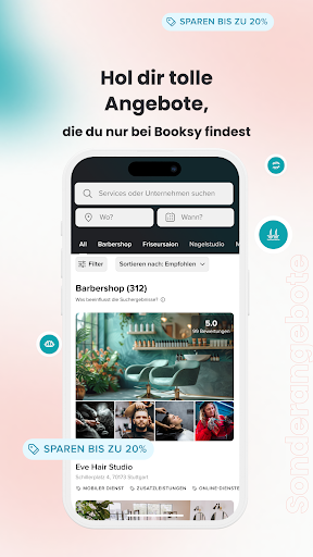 Booksy für Kunden Screenshot