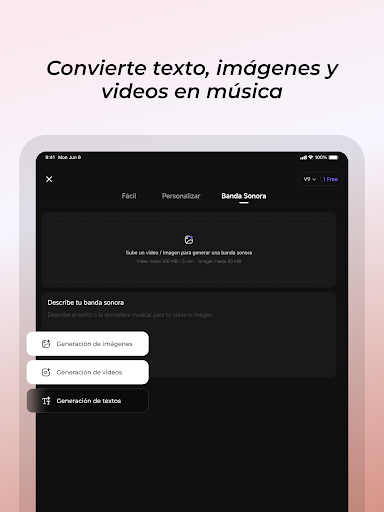 Captura de pantalla de Mureka - Música con IA