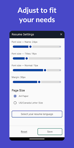 Resume Builder - CV Engineer screenshot