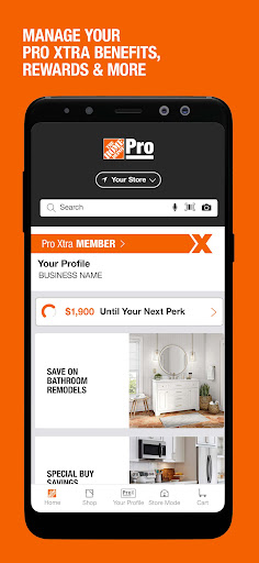 Captura de pantalla de The Home Depot