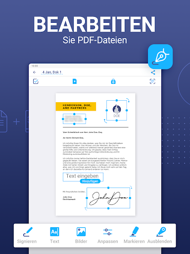 iScanner: PDF-Scanner-App Screenshot