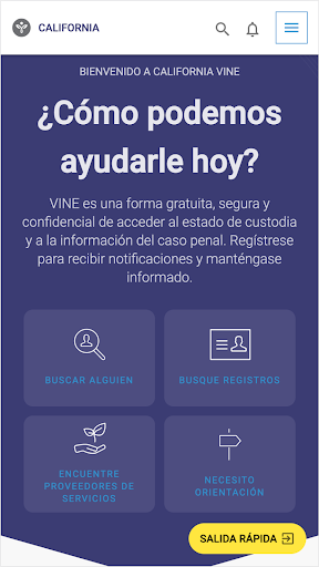Captura de pantalla de VINELink