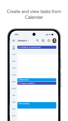 Google Tasks screenshot