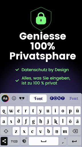 Fonts: Schrift wechseln Screenshot
