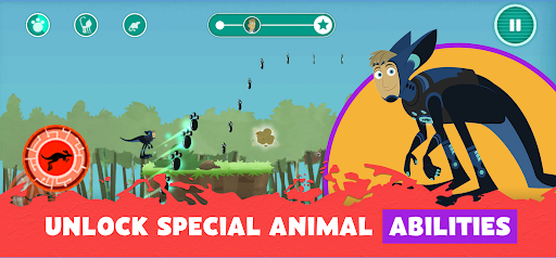 Captura de pantalla de Wild Kratts Rescue Run