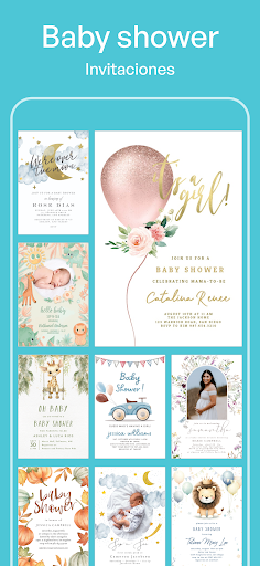 Captura de pantalla de Crea Tarjetas de Invitación