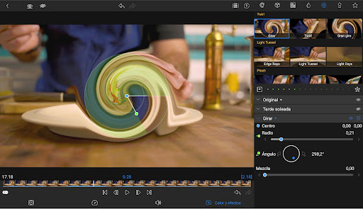 Captura de pantalla de LumaFusion:Editor de vídeo pro