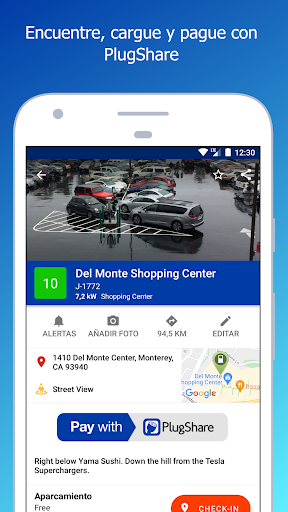Captura de pantalla de PlugShare