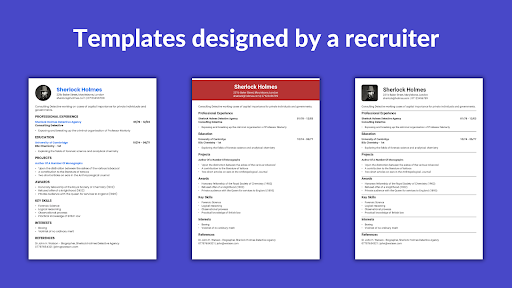 Resume Builder - CV Engineer screenshot