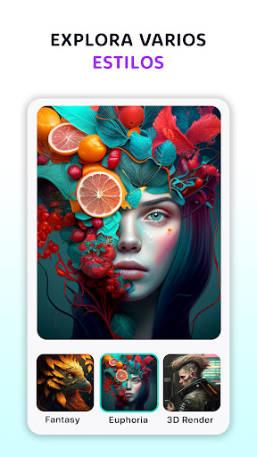 Captura de pantalla de Generador de arte con IA