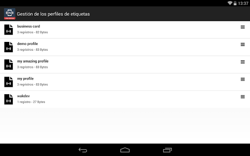 Captura de pantalla de NFC Tools - Pro Edition
