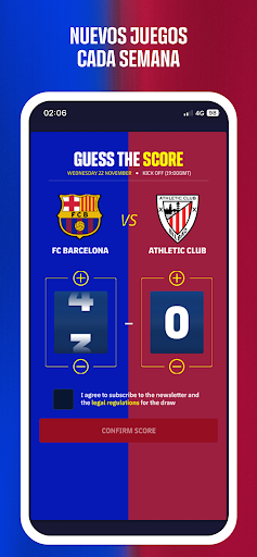 Captura de pantalla de FC Barcelona Official App
