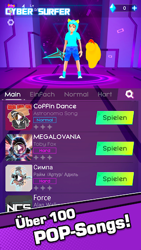 Cyber Surfer : Musik-Abenteuer Screenshot