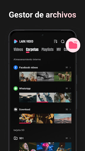Captura de pantalla de Lark Video Reproductor