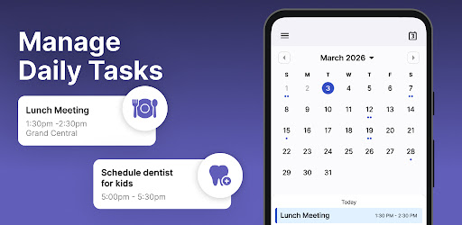 Captura de pantalla de 2026 Calendar Launcher