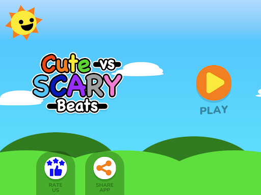 Captura de pantalla de Sprunki Cute vs Scary Beats
