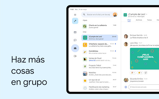 Captura de pantalla de Gmail