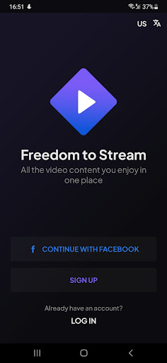 Captura de pantalla de Stremio