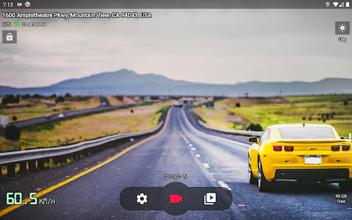 Captura de pantalla de Droid Dashcam DVR