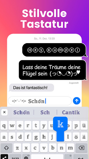 Fonts: Schrift wechseln Screenshot