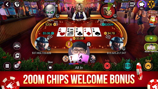 Captura de pantalla de Zynga Poker- Texas Holdem Game
