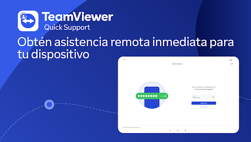 Captura de pantalla de TeamViewer QuickSupport