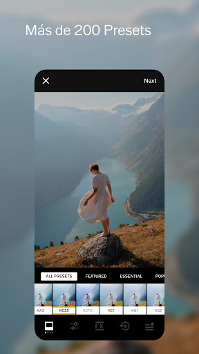 Captura de pantalla de VSCO: Editor de Fotos y Vídeos