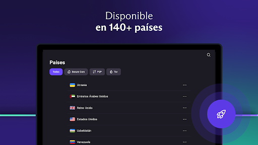 Captura de pantalla de Proton VPN: Rápida y segura