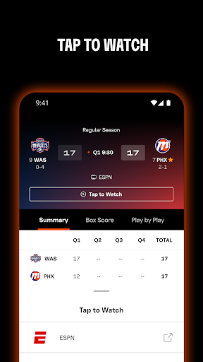 WNBA - Live Games & Scores Screenshot