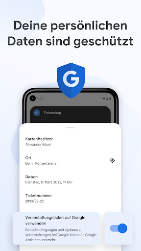 Google Wallet Screenshot