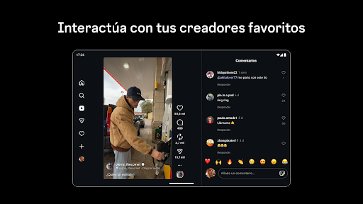 Captura de pantalla de Instagram