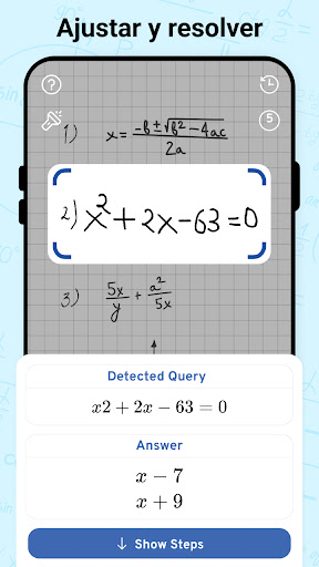 Captura de pantalla de AI Math Scanner- Math Solution