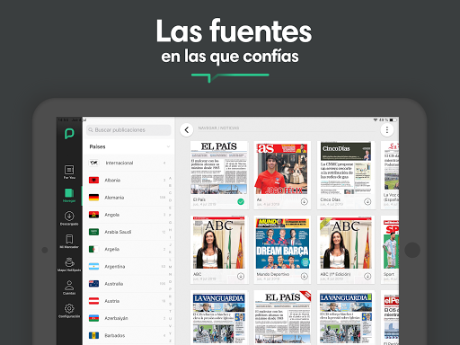 Captura de pantalla de PressReader