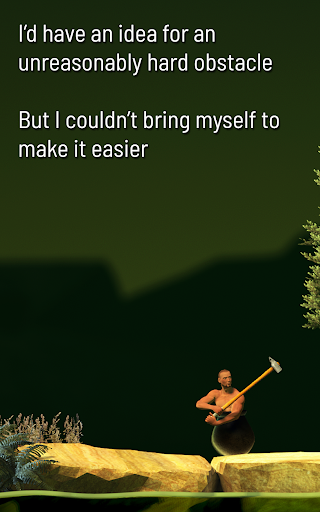Captura de pantalla de Getting Over It