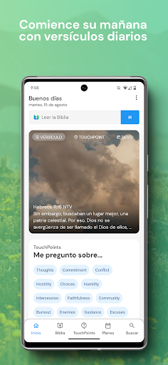 Captura de pantalla de Biblia para la Vida