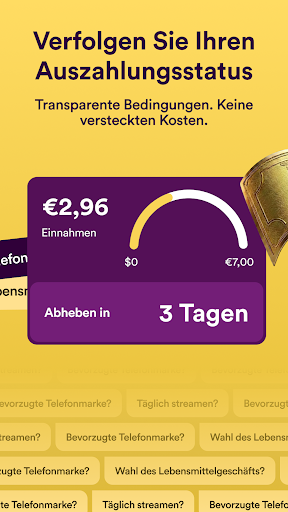 Golden Surveys - Belohnungen Screenshot
