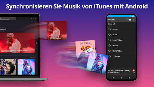 iSyncr: iTunes auf Android Screenshot