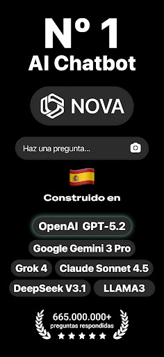Captura de pantalla de Chatbot IA Español - Nova