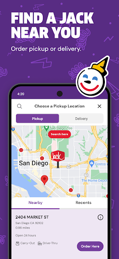 Captura de pantalla de Jack in the Box® - Order Food