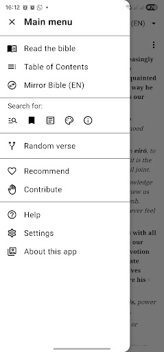 Captura de pantalla de Mirror Study Bible