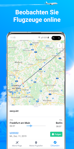 Flugzeuge Live - Flugradar Screenshot